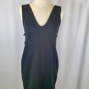 ASOS Women's Short Sleeve Top Size 6 Black Tunic Lace Trim V Neck Tank